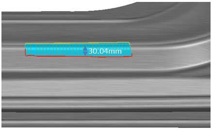 shock line in sheet metal|Material.